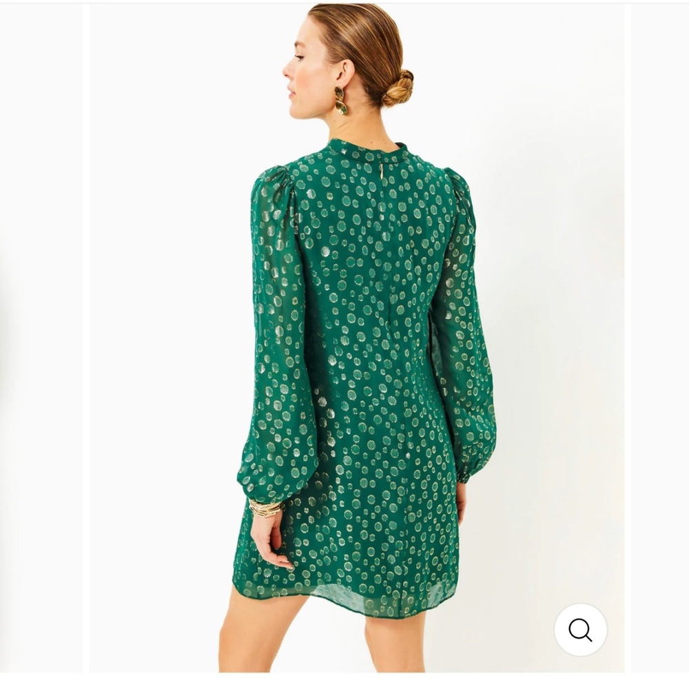 NWT LILLY PULITZER Lauralyn Silk Dress - Picture 2 of 7